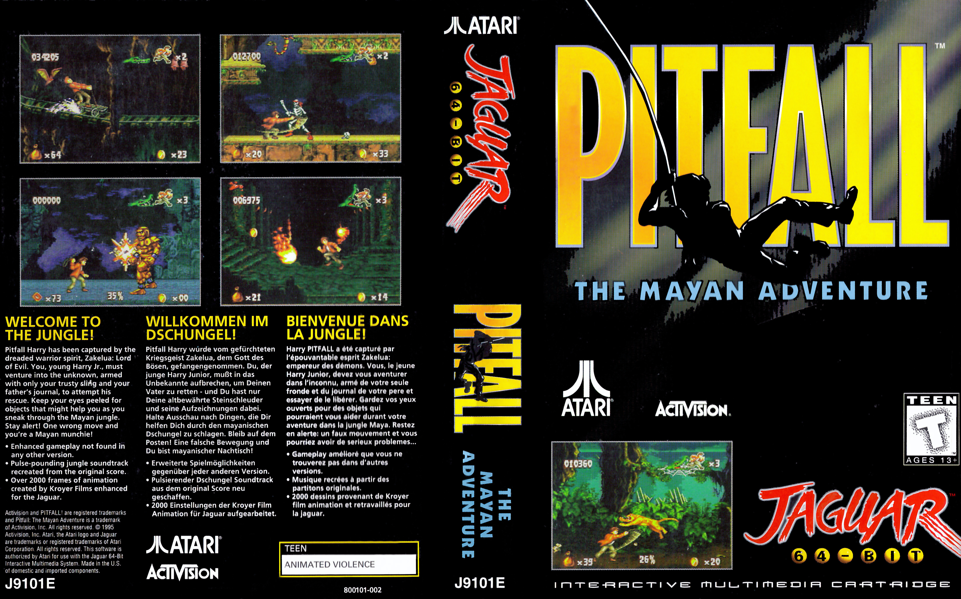 Pitfall: The Mayan Adventure (Atari Jaguar) (gamerip) (1995